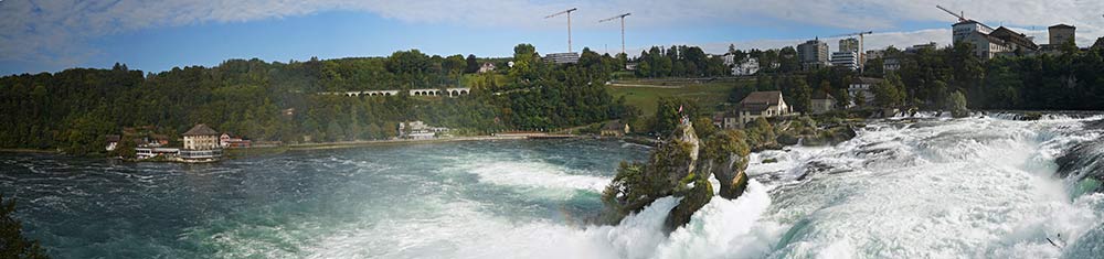 Panorama am Rheinfall